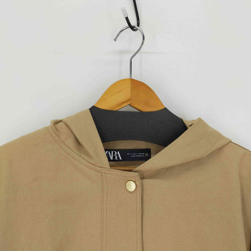 ザラ ZARA クロップドマウンテンパーカー ジャケット レディース import:L