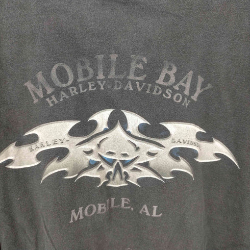 ハーレーダビッドソン HARLEY-DAVIDSON 90s スカルプリント クルーネックTシャツ メンズ JPN:XL