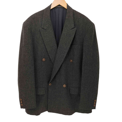 ワイズフォーメン Ys for men 80-90s Double Brest Tweed Tailored Jacket ダブルブレストツイードテーラードジャケット メンズ M