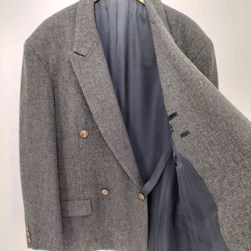 ワイズフォーメン Ys for men 80-90s Double Brest Tweed Tailored Jacket ダブルブレストツイードテーラードジャケット メンズ M