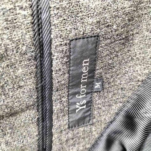 ワイズフォーメン Ys for men 80-90s Double Brest Tweed Tailored Jacket ダブルブレストツイードテーラードジャケット メンズ M
