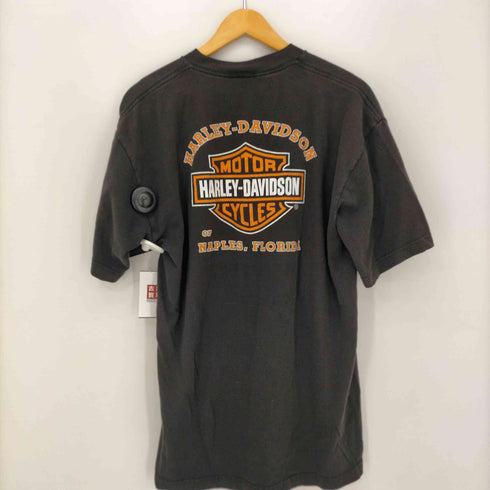 ハーレーダビッドソン HARLEY-DAVIDSON 90s アニマルプリント クルーネックTシャツ メンズ JPN:L