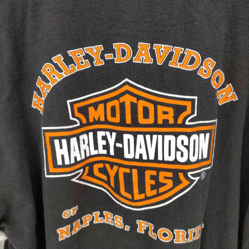 ハーレーダビッドソン HARLEY-DAVIDSON 90s アニマルプリント クルーネックTシャツ メンズ JPN:L