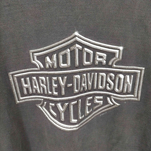 ハーレーダビッドソン HARLEY-DAVIDSON 90S~00S 両面プリント S/S Tシャツ メンズ JPN:XL