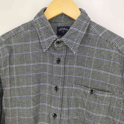 ノア NOAH 2POCKET FLANNEL SHIRT 2ポケット フランネル チェックシャツ メンズ import:S