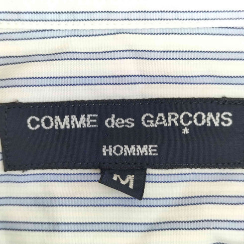 コムデギャルソンオム COMME des GARCONS HOMME テープ切替 ストライプシャツ メンズ JPN:M