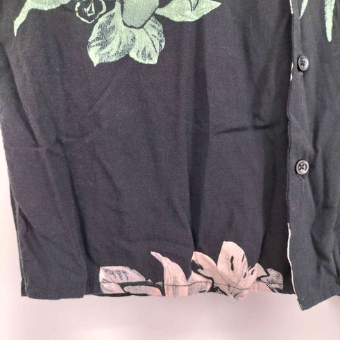 ヴォルコム VOLCOM 総柄 レーヨン S/S アロハシャツ メンズ import:S