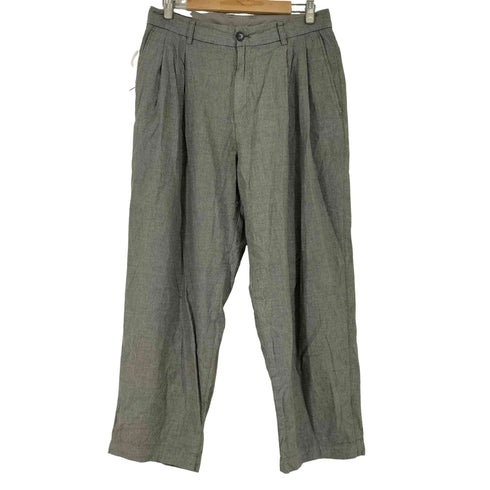 ビームス BEAMS 2タック ワイドスラックス メンズ