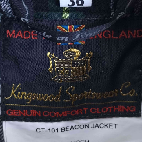 KINGSWOOD sportswear イングランド製 BEACON JACKET ビーコンジャケット メンズ UK:36