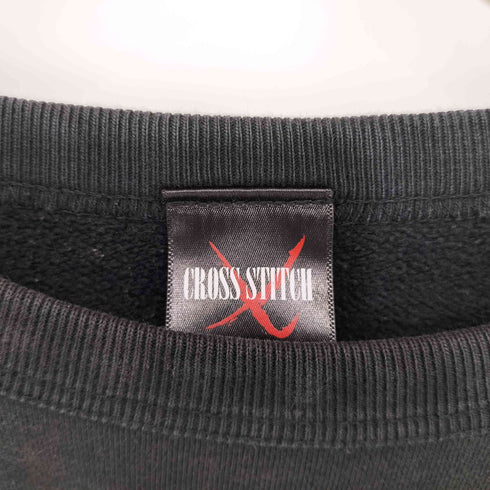 クロスアンドスティッチ CROSS&STITCH ヘビーウェイトクルーネック ロングスリーブスウェット Heavy weight Crew Neck Sweater メンズ XL