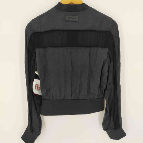 ディーゼル DIESEL シアー切替ジャケット プリーツ MA1 レディース