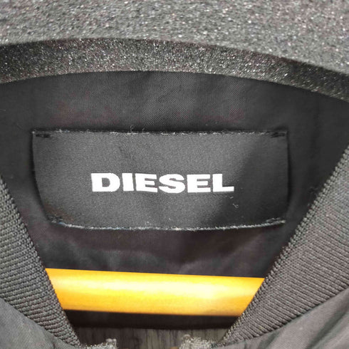 ディーゼル DIESEL シアー切替ジャケット プリーツ MA1 レディース
