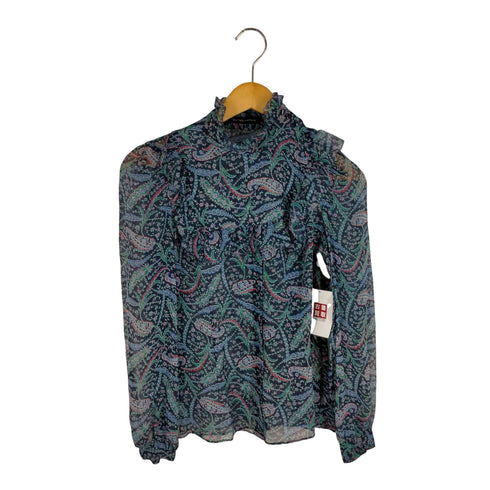 Content Contenu 総柄シアーブラウス レディース
