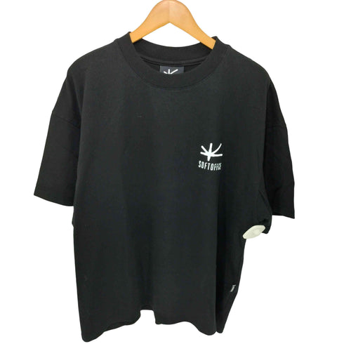 ソフトオフィス Community Tee- Black ロゴプリント クルーネックTシャツ メンズ M