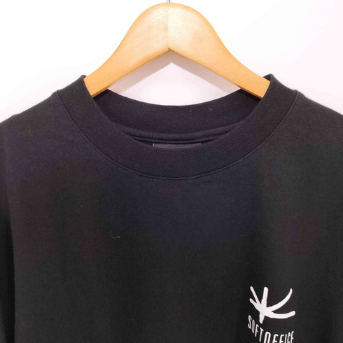 ソフトオフィス Community Tee- Black ロゴプリント クルーネックTシャツ メンズ M