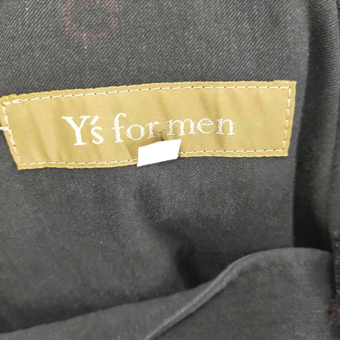 ワイズフォーメン Ys for men 90S 旧タグ コットンテーラードジャケット ブラック 3ボタン メンズ JPN:M