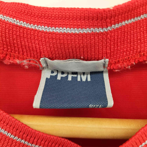 ピーピーエフエム PPFM 00s Y2K 裾レースフラッグデザインタンクトップ メンズ FREE