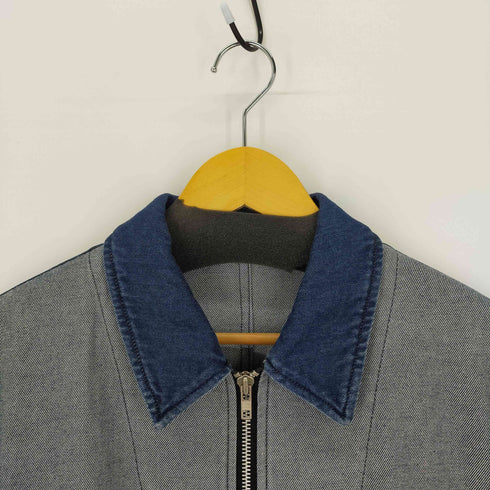 コムデギャルソンオムプリュス COMME des GARCONS HOMME PLUS AD1991 デニムブルゾン 濃淡ツートンカラー ジップアップ メンズ JPN:M