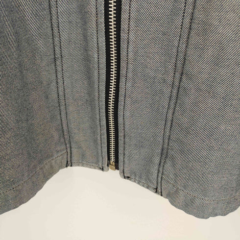 コムデギャルソンオムプリュス COMME des GARCONS HOMME PLUS AD1991 デニムブルゾン 濃淡ツートンカラー ジップアップ メンズ JPN:M