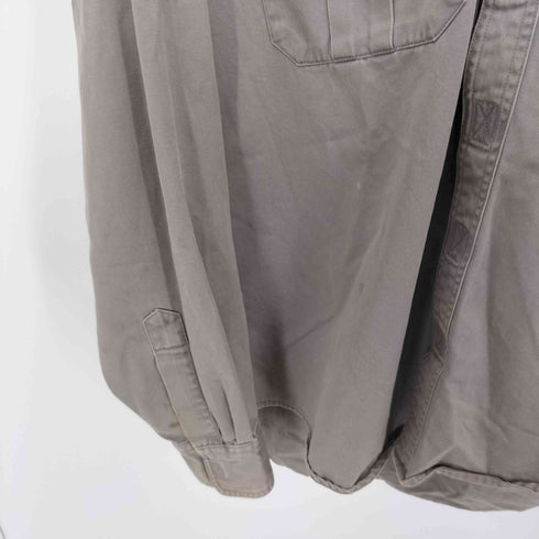 オールドネイビー OLD NAVY 00s マジックテープデザイン フーデットシャツジャケット メンズ M