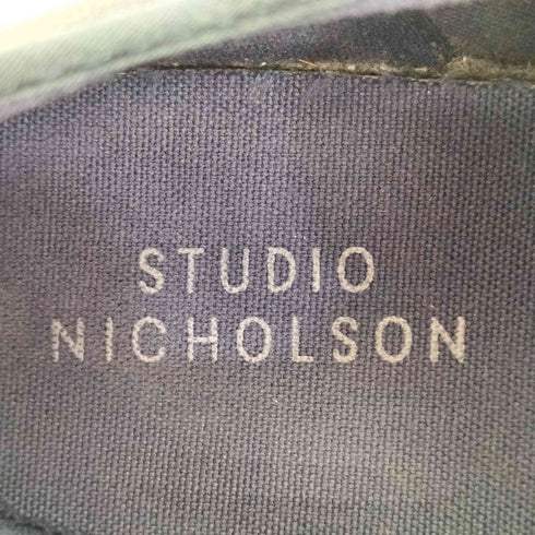 スタジオニコルソン STUDIO NICHOLSON MERINO / Vulcanized Sole Canvas Shoes レディース JPN:24