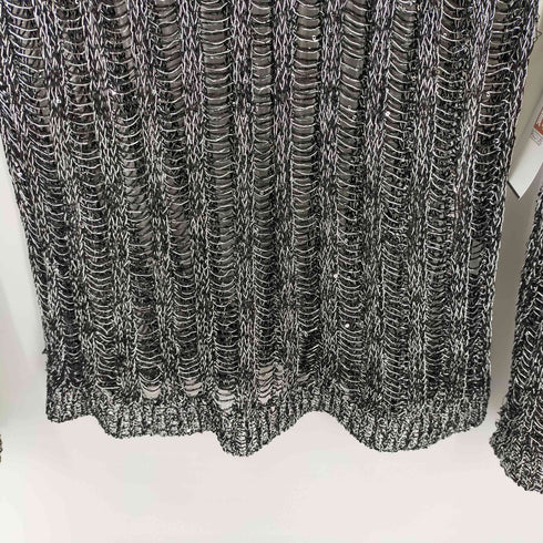 ザラ ZARA シルバーメッシュニット シャイニング レディース JPN:S