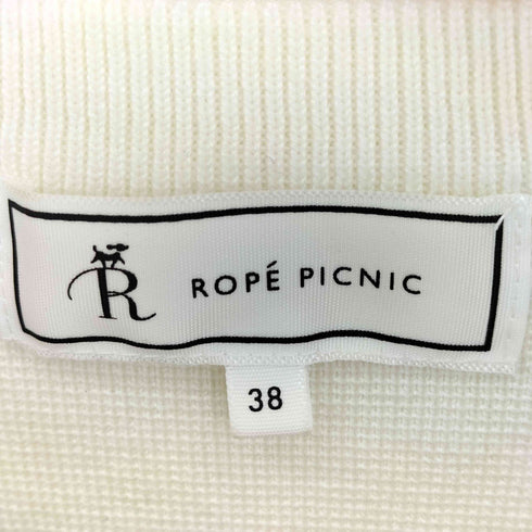 ロペピクニック Rope Picnic ROPÉ PICNIC ミラノリブコンパクトカーディガン レディース JPN:38