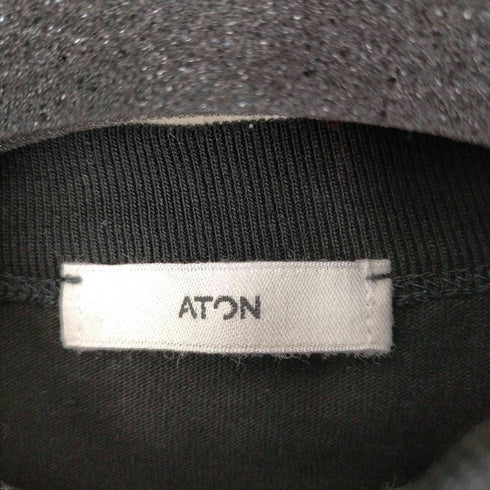 エイトン ATON 23SS 12/- AIR SPINNING オーバーサイズプルオーバー レディース 02