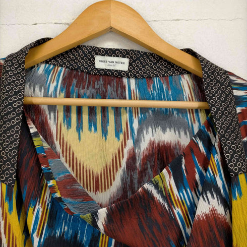 ドリスヴァンノッテン DRIES VAN NOTEN 総柄 シルク ワンピース レディース