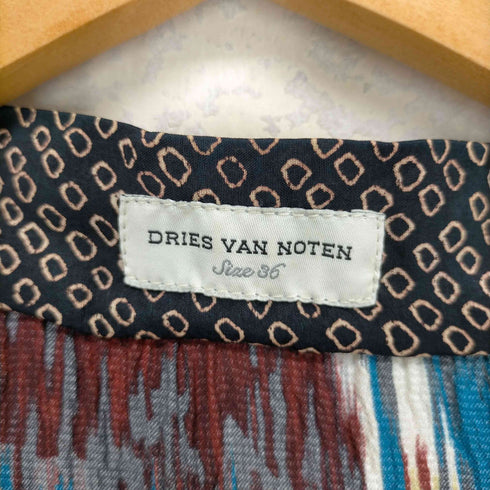 ドリスヴァンノッテン DRIES VAN NOTEN 総柄 シルク ワンピース レディース