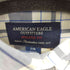 アメリカンイーグル AMERICAN EAGLE ワンポケットチェックシャツ イーグル刺繍 メンズ import:L