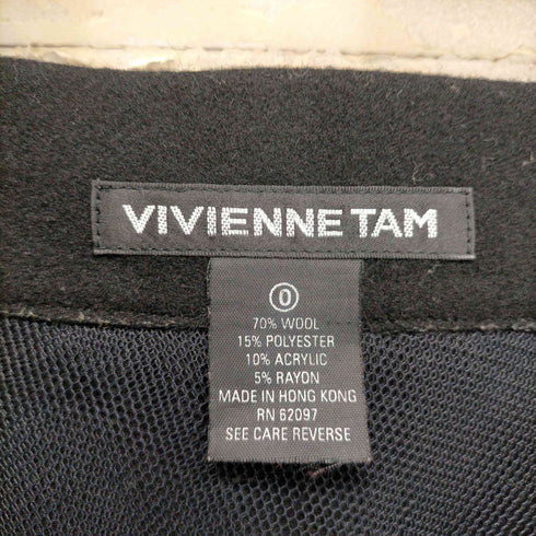 ヴィヴィアンタム VIVIENNE TAM ウール混ポリエステル デザインスカート レディース JPN:0