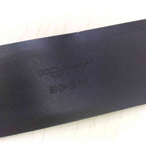 ドルチェアンドガッバーナ DOLCE&GABBANA DGロゴバックル レザーベルト メンズ 90CM-36INCH