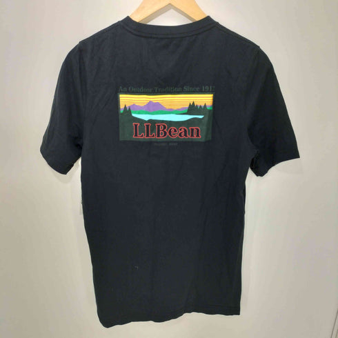 エルエルビーン L.L.Bean バックプリント コットン ショートスリーブ クルーネックTシャツ メンズ import:S