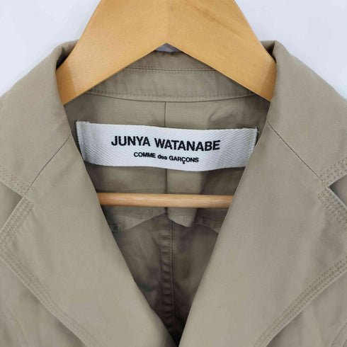 ジュンヤワタナベコムデギャルソン JUNYA WATANABE COMME des GARCONS 背抜き 本切羽 ツイル地 1Bテーラードジャケット レディース
