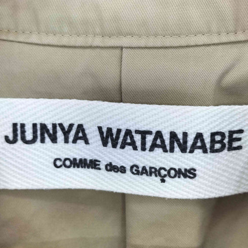 ジュンヤワタナベコムデギャルソン JUNYA WATANABE COMME des GARCONS 背抜き 本切羽 ツイル地 1Bテーラードジャケット レディース