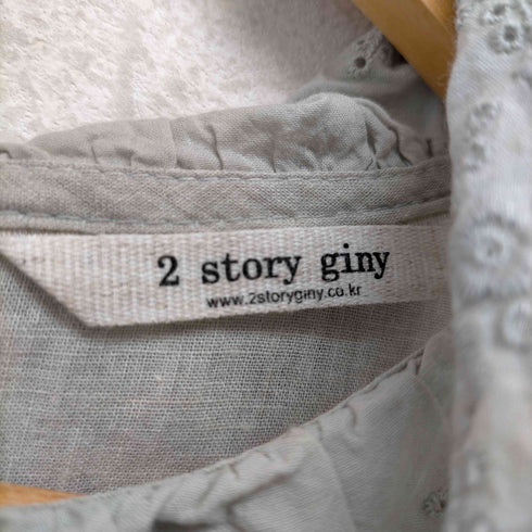 2 STORY GINY フリルレースノースリーブワンピース レディース