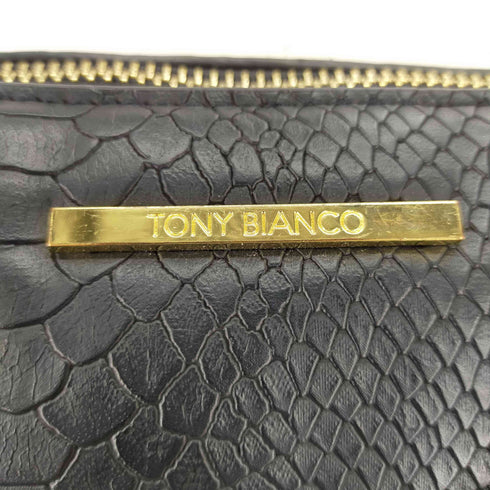 tony bianco クロコ型押 ショルダーバック レザー レディース