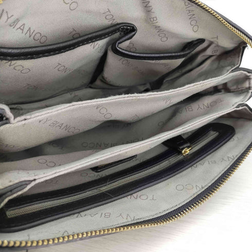 tony bianco クロコ型押 ショルダーバック レザー レディース