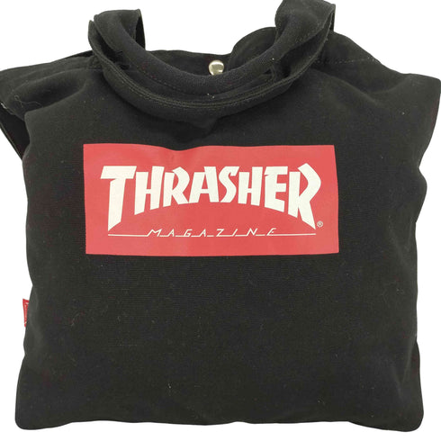 スラッシャー THRASHER 2WAY ショルダートートバック キャンパス地 フロントロゴ メンズ