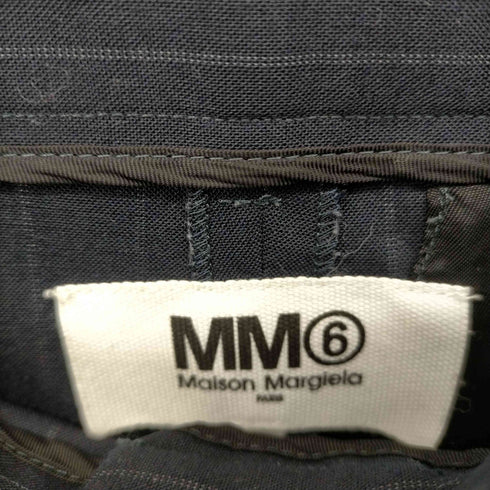 エムエムシックスメゾンマルジェラ MM6 Maison Margiela 21SS Pinstripe Trousers レディース 40