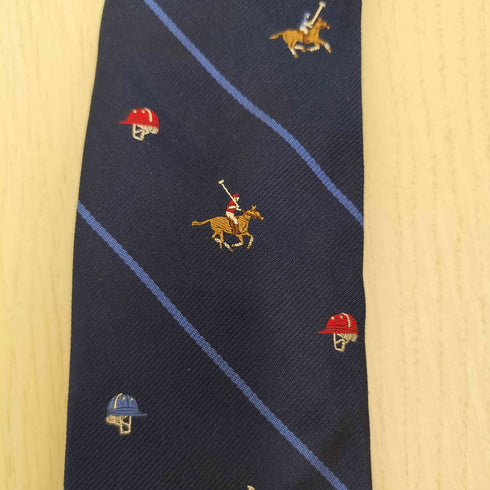 ポロラルフローレン POLO RALPH LAUREN 総柄刺繍ネクタイ メンズ