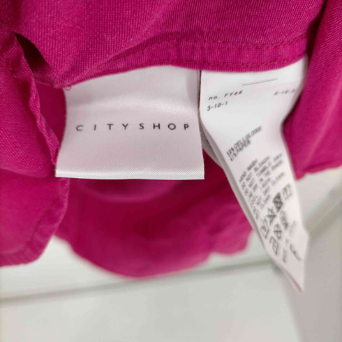 シティショップ CITYSHOP 22SS SEE-THOROUGH BIGシャツ レディース FREE