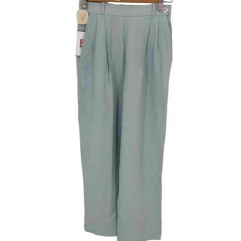 アクアスキュータム AQUASCUTUM 2タックスラックス リネン地 レディース 9