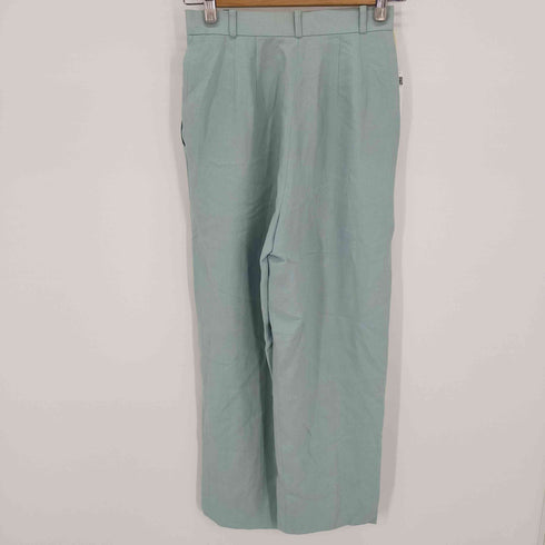 アクアスキュータム AQUASCUTUM 2タックスラックス リネン地 レディース 9