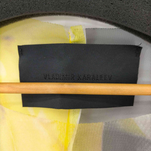 vladimir karaleev マーブル柄 S/S シアーカットソー レディース