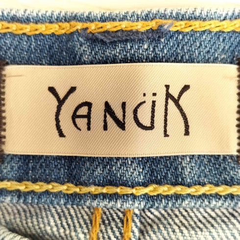 ヤヌーク YANUK デニムストレートパンツ レディース 22