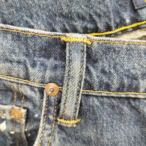 ポロラルフローレン POLO RALPH LAUREN Splatter Paint Distressed Whiskered Jeans メンズ 32
