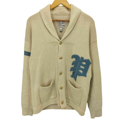 ポロラルフローレン POLO RALPH LAUREN コットンリネンレターマンカーディガン メンズ M