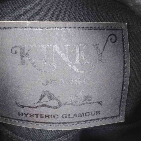 ヒステリックグラマー HYSTERIC GLAMOUR 22AW KINKY 3rd型ブラックデニムジャケット メンズ JPN:M